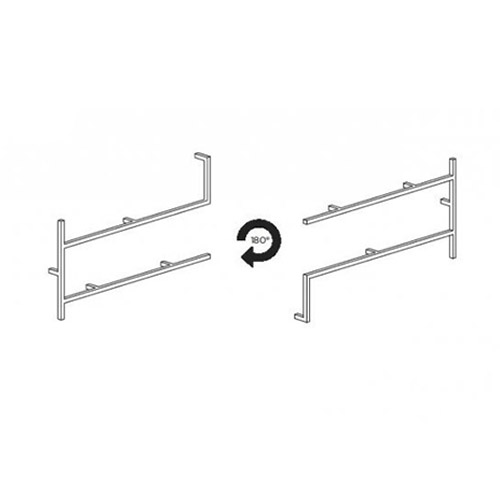 Modulo C &ndash; cm. 120 L. x 10 P. x 74 H.