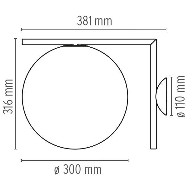 C/W2 &ndash; &Oslash; 30 cm